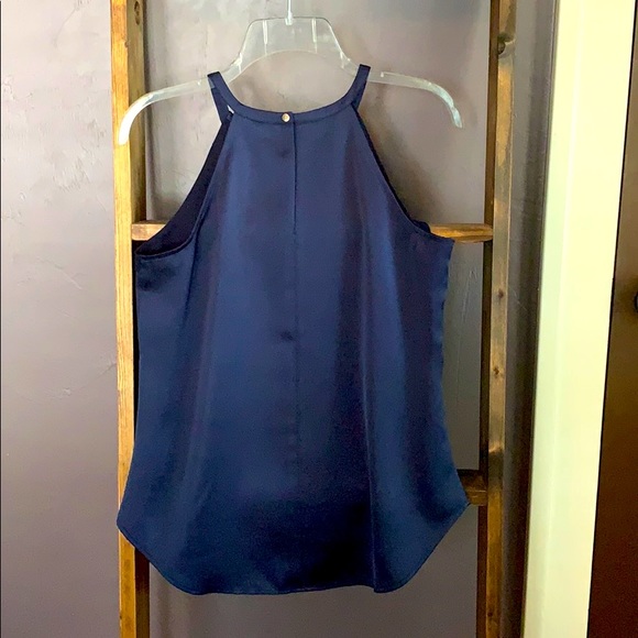 Ann Taylor Sleeveless Top, Gold Accents, Size XS - Picture 2 of 4